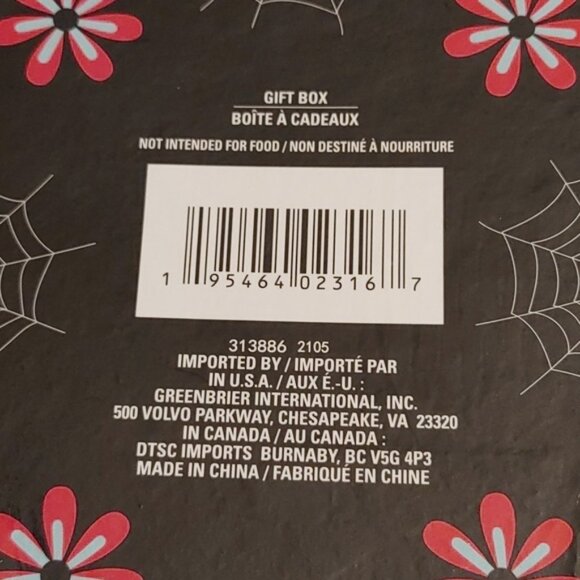 Skull paper gift box halloween birthday muerto creative - Picture 3 of 9